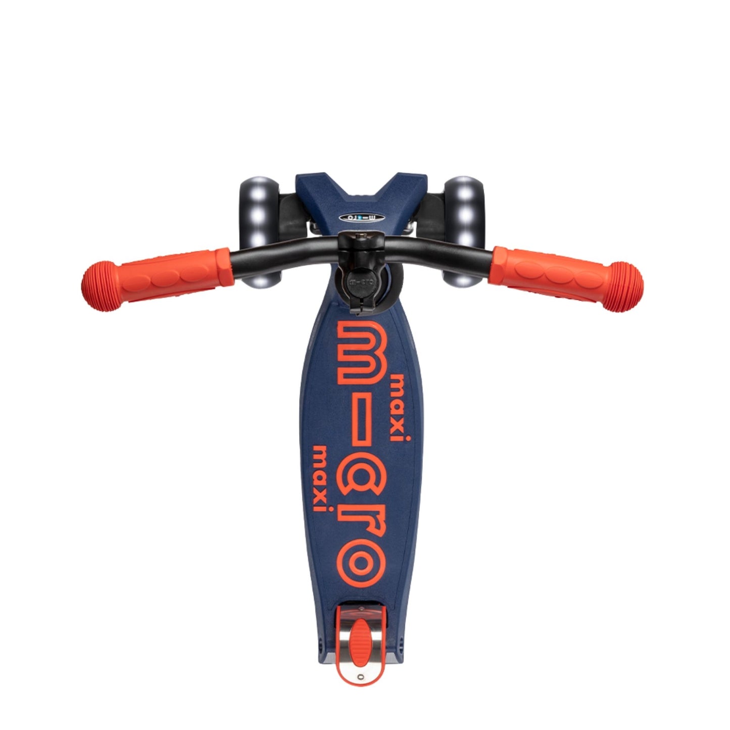 Micro Maxi Deluxe Pro LED 3 Tekerli Işıklı Çocuk Scooter Navy Red