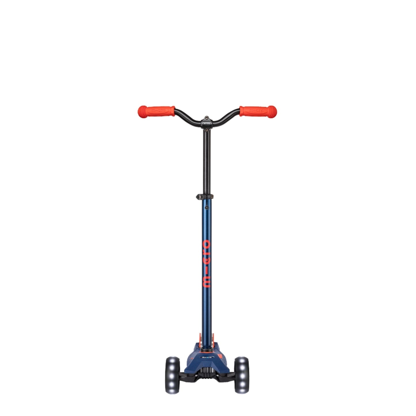 Micro Maxi Deluxe Pro LED 3 Tekerli Işıklı Çocuk Scooter Navy Red