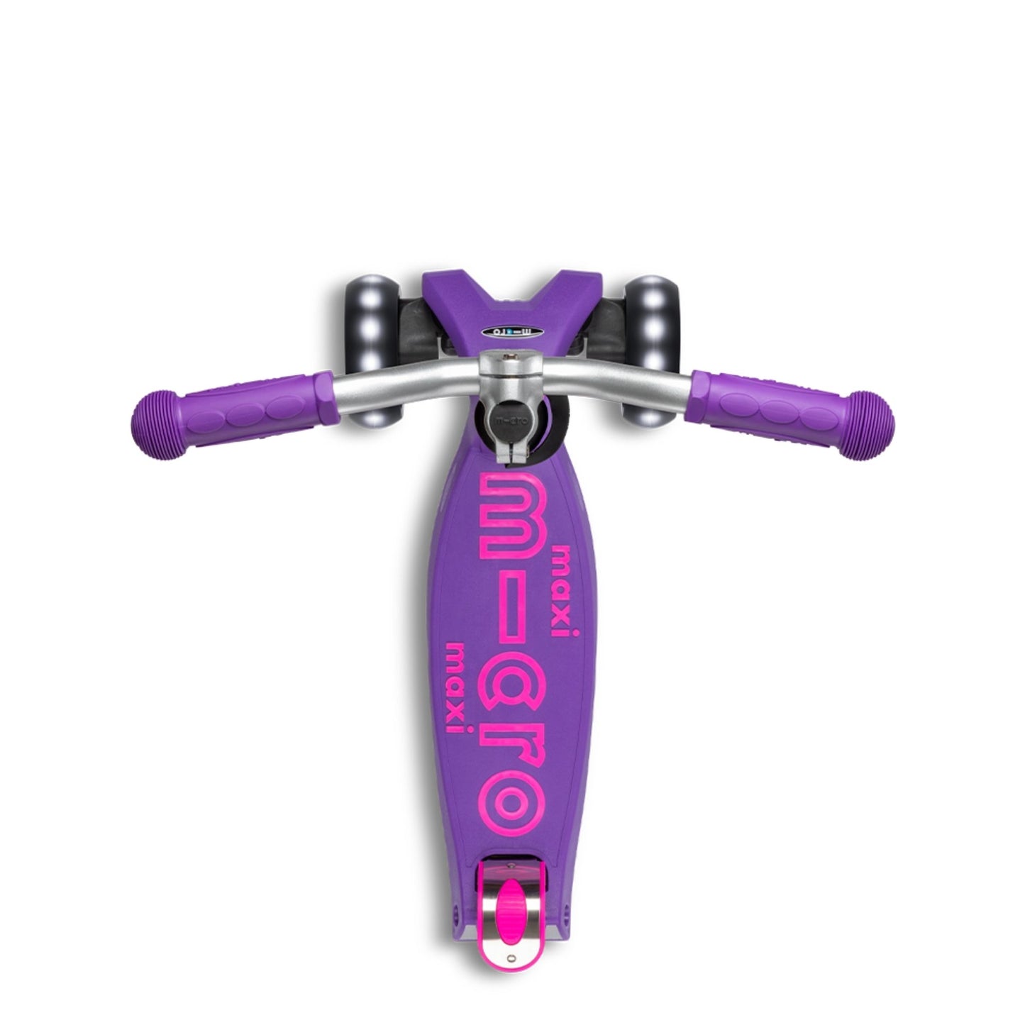 Micro Maxi Deluxe Pro LED 3 Tekerli Işıklı Çocuk Scooter Purple Pink