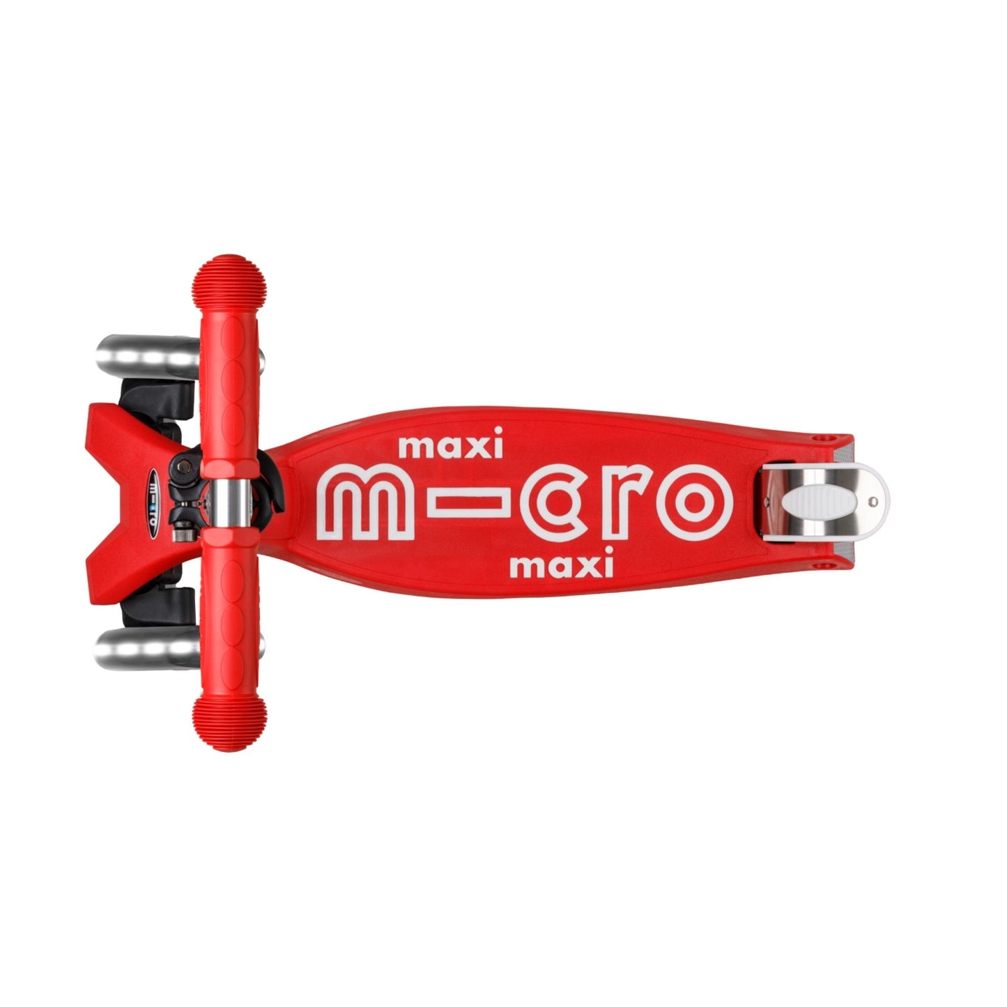 Micro Maxi Scooter Deluxe Foldable 3 Tekerlekli Scooter LED Red