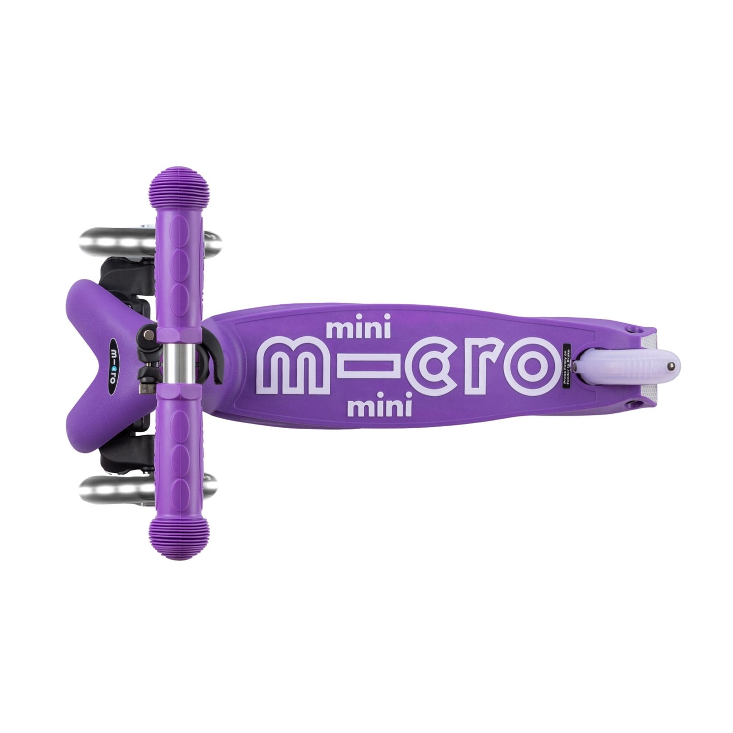 Micro Mini Deluxe Foldable 3 Tekerlekli Scooter Led Mor