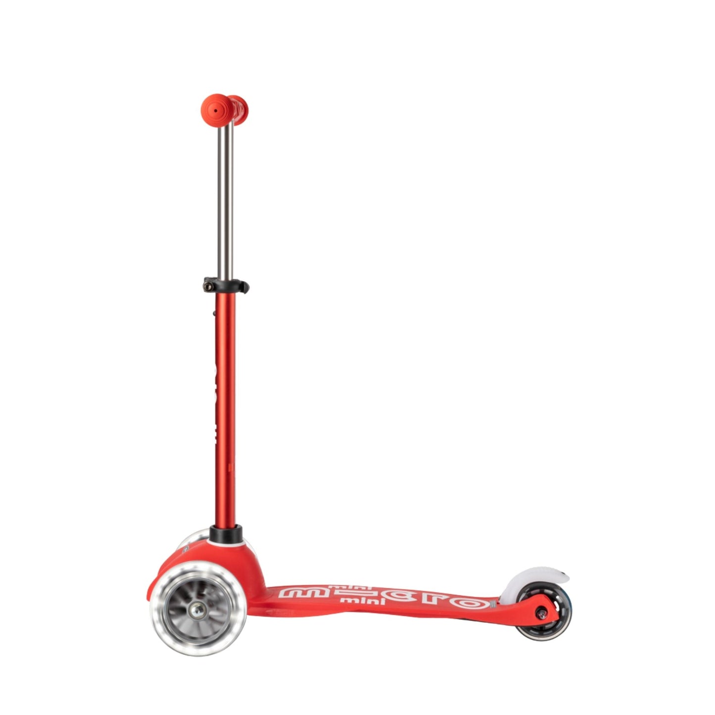 Micro Mini Deluxe LED 3 Tekerlekli Scooter Red