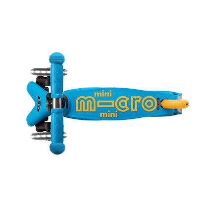 Micro Mini Scooter Deluxe Foldable 3 Tekerlekli Scooter LED Ocean Blue