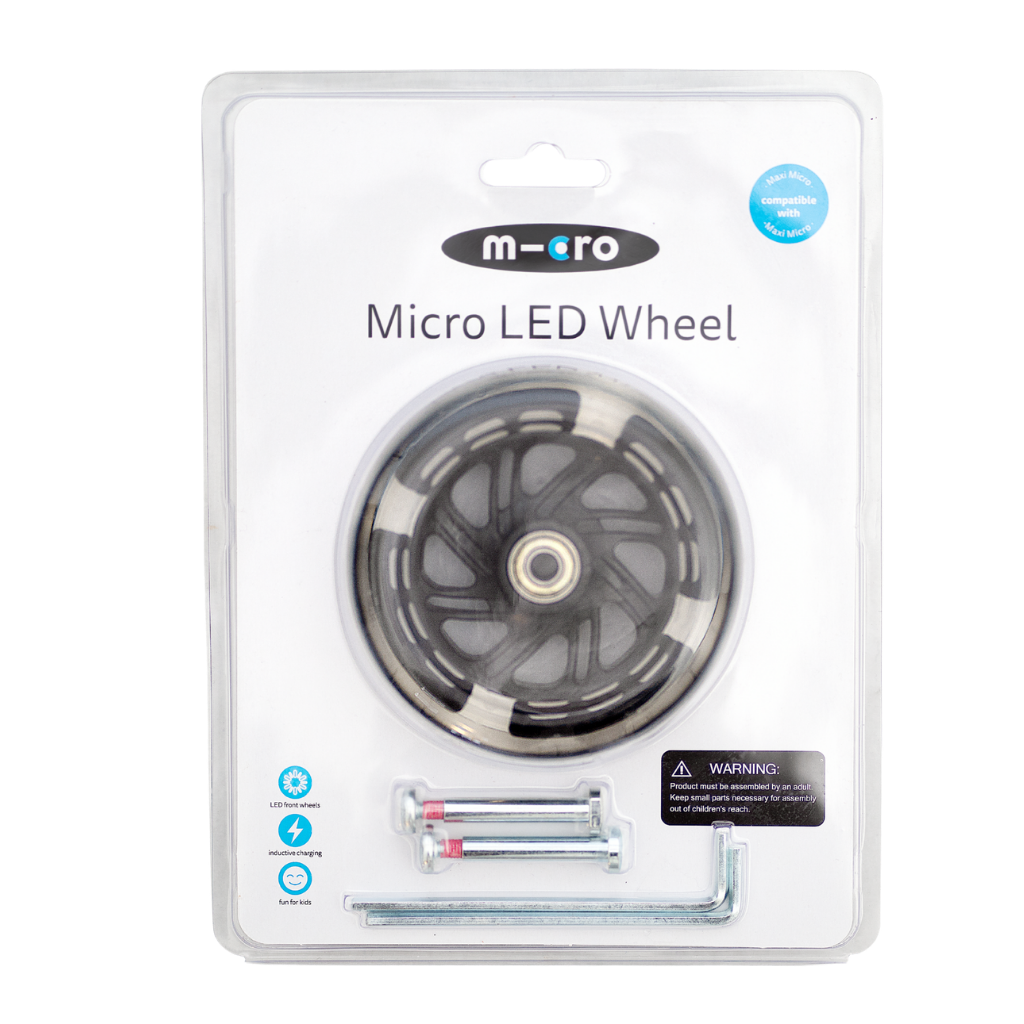 Yedek Parça Micro Scooter Maxi Micro 120mm LED Tekerlek Seti